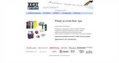 Desktop Screenshot of agat-profit.pl