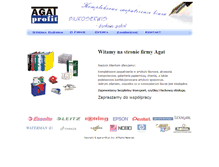 Tablet Screenshot of agat-profit.pl